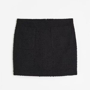 H&M Black Mini Skirt